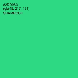 #2DD983 - Shamrock Color Image