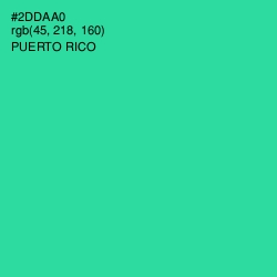 #2DDAA0 - Puerto Rico Color Image