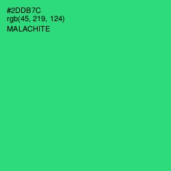 #2DDB7C - Malachite Color Image