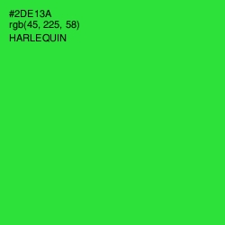 #2DE13A - Harlequin Color Image