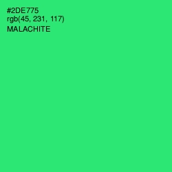 #2DE775 - Malachite Color Image