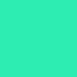 #2DEDB2 - Shamrock Color Image