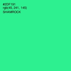 #2DF191 - Shamrock Color Image