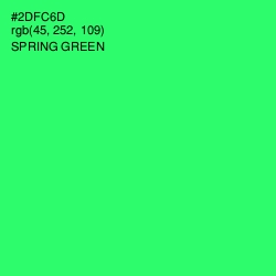 #2DFC6D - Spring Green Color Image