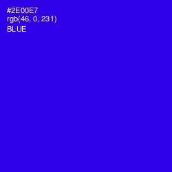 #2E00E7 - Blue Color Image