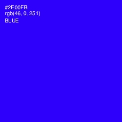 #2E00FB - Blue Color Image