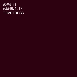 #2E0111 - Temptress Color Image