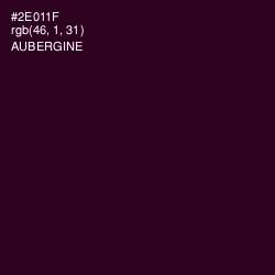 #2E011F - Aubergine Color Image