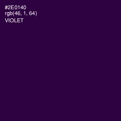 #2E0140 - Violet Color Image