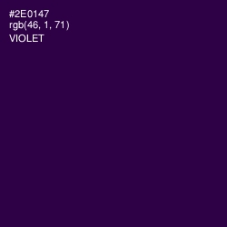 #2E0147 - Violet Color Image