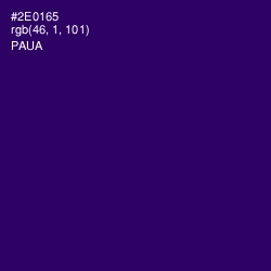 #2E0165 - Paua Color Image