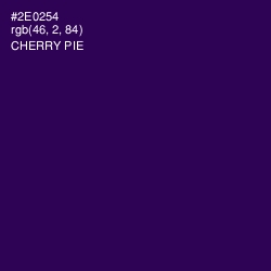 #2E0254 - Cherry Pie Color Image