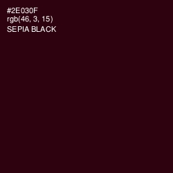 #2E030F - Sepia Black Color Image