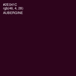 #2E041C - Aubergine Color Image