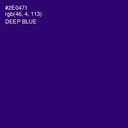 #2E0471 - Deep Blue Color Image