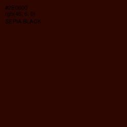 #2E0600 - Sepia Black Color Image