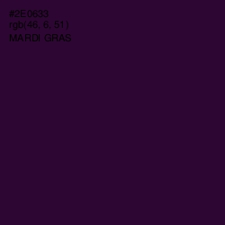 #2E0633 - Mardi Gras Color Image