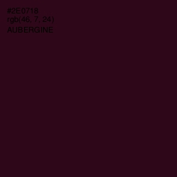 #2E0718 - Aubergine Color Image