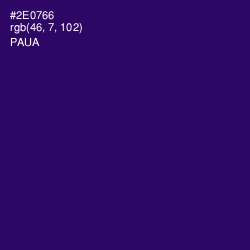 #2E0766 - Paua Color Image