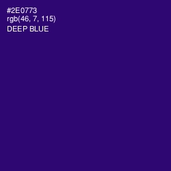 #2E0773 - Deep Blue Color Image