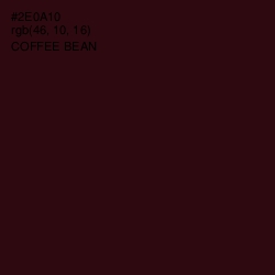 #2E0A10 - Coffee Bean Color Image