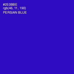 #2E0BBE - Persian Blue Color Image