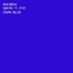 #2E0BD4 - Dark Blue Color Image