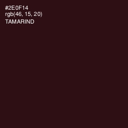 #2E0F14 - Tamarind Color Image