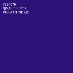 #2E1079 - Persian Indigo Color Image