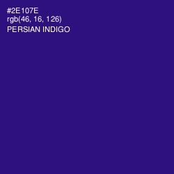 #2E107E - Persian Indigo Color Image