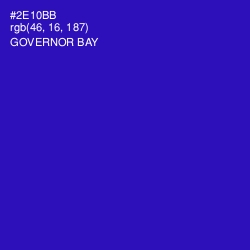 #2E10BB - Governor Bay Color Image