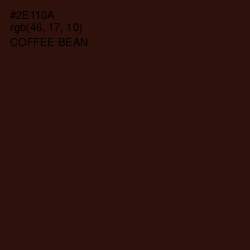 #2E110A - Coffee Bean Color Image