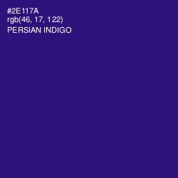 #2E117A - Persian Indigo Color Image