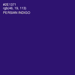 #2E1371 - Persian Indigo Color Image