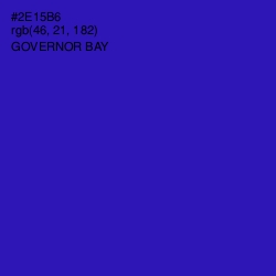 #2E15B6 - Governor Bay Color Image