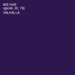 #2E164E - Valhalla Color Image
