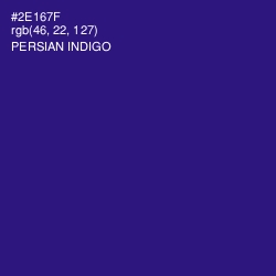 #2E167F - Persian Indigo Color Image