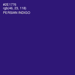 #2E1776 - Persian Indigo Color Image