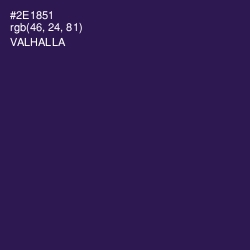 #2E1851 - Valhalla Color Image