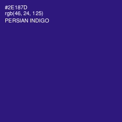 #2E187D - Persian Indigo Color Image