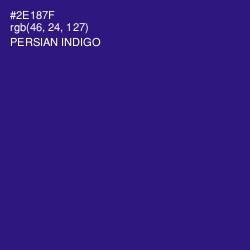 #2E187F - Persian Indigo Color Image