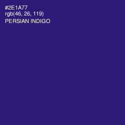 #2E1A77 - Persian Indigo Color Image