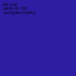 #2E1CA2 - Jacksons Purple Color Image