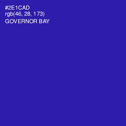 #2E1CAD - Governor Bay Color Image