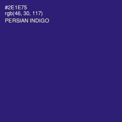 #2E1E75 - Persian Indigo Color Image
