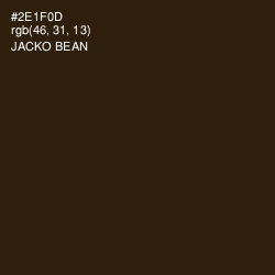 #2E1F0D - Jacko Bean Color Image