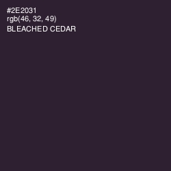 #2E2031 - Bleached Cedar Color Image