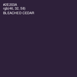 #2E203A - Bleached Cedar Color Image