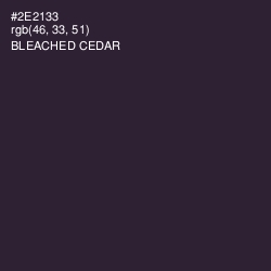 #2E2133 - Bleached Cedar Color Image