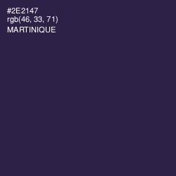 #2E2147 - Martinique Color Image